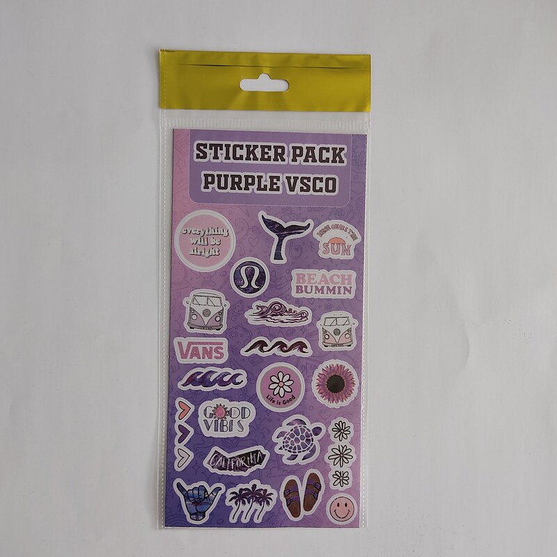 پک استیکر Purple VSCO
