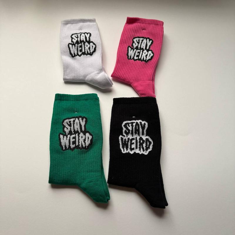 جوراب ساقدار Stay weird