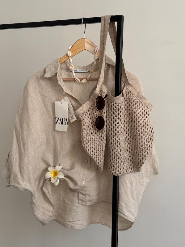 شومیز لینن ZARA