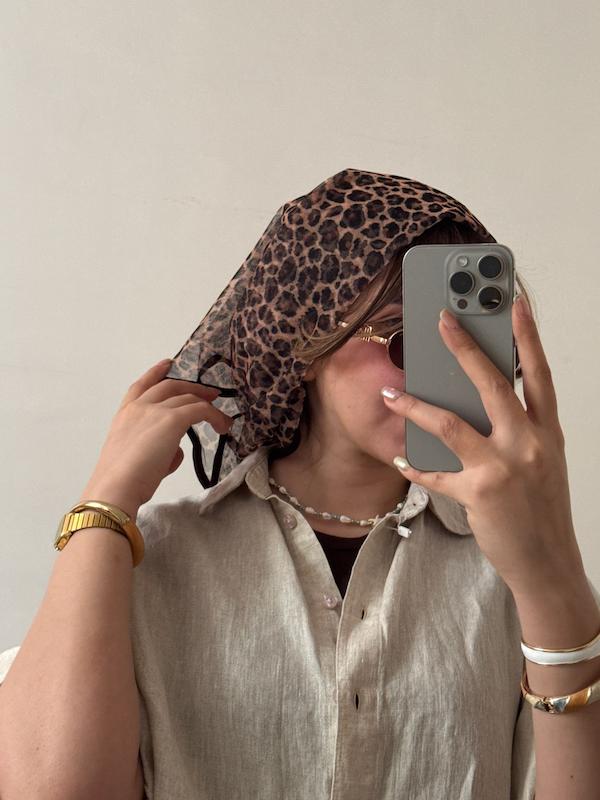 مینی اسکارف پلنگی