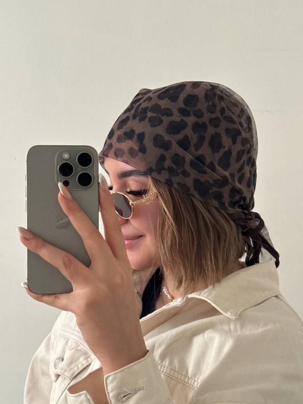 مینی اسکارف پلنگی
