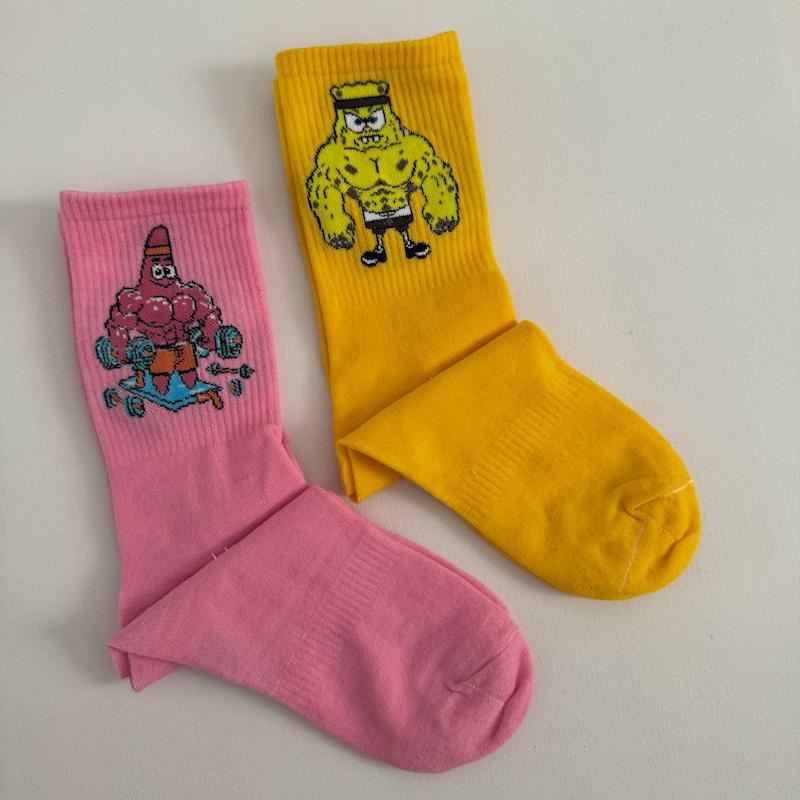 جوراب ساقدار کالکشن باب اسفنجی