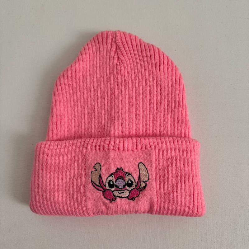 کلاه بافت استیج صورتی