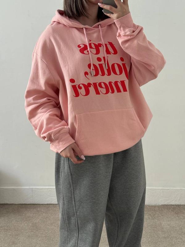 هودی h&m صورتی 