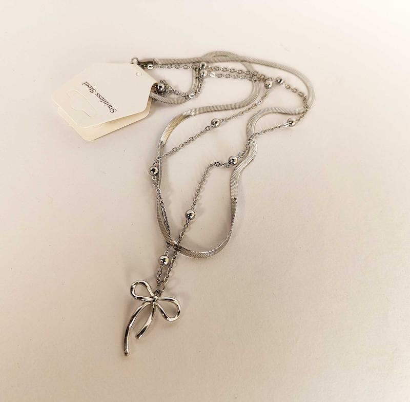 گردنبند دوبل پاپیون ترند