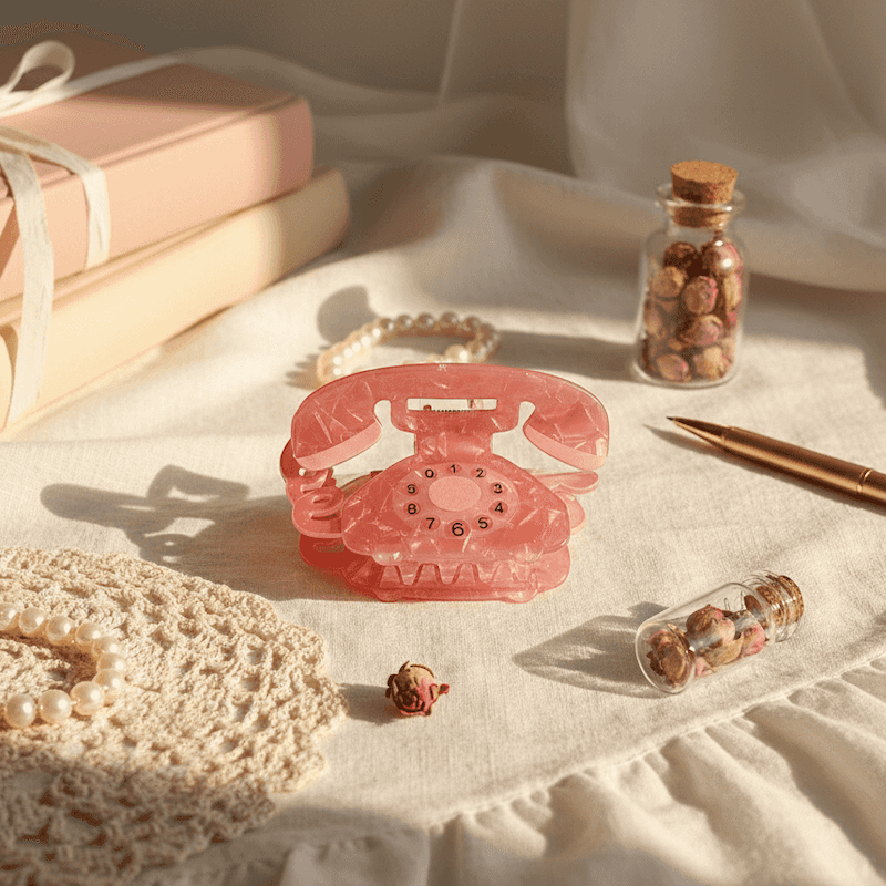 کلیپس مو طرح تلفن