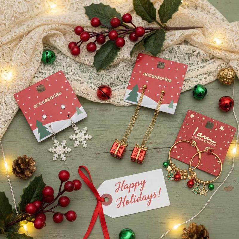 پک گوشواره کریسمس