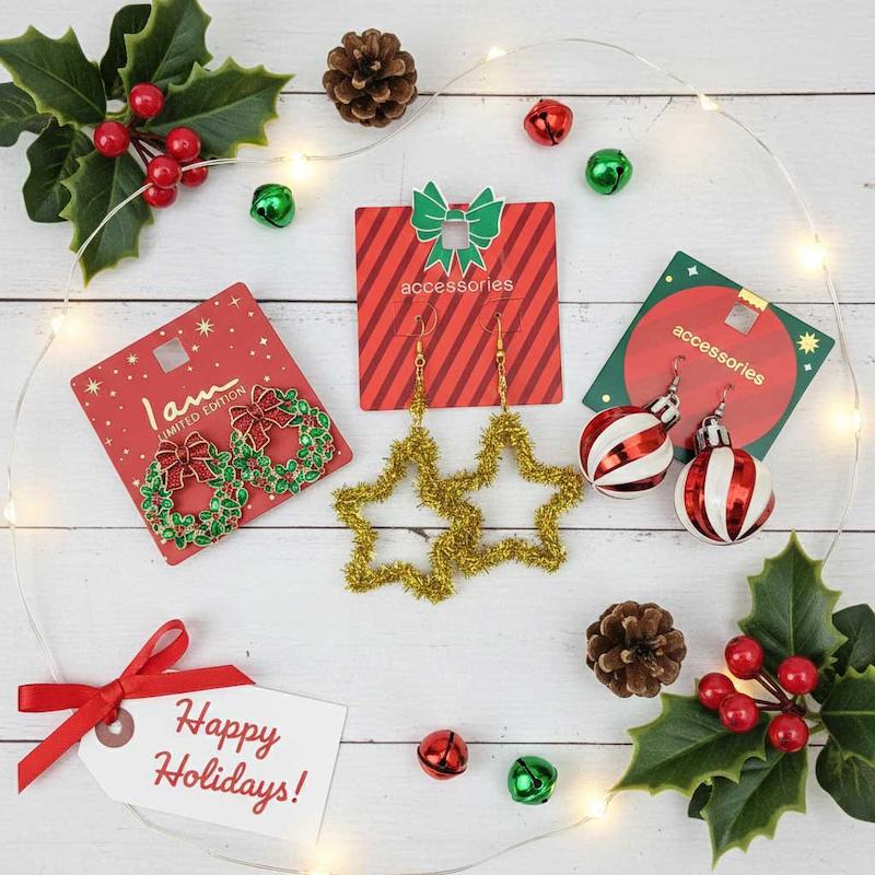 پک گوشواره کریسمس