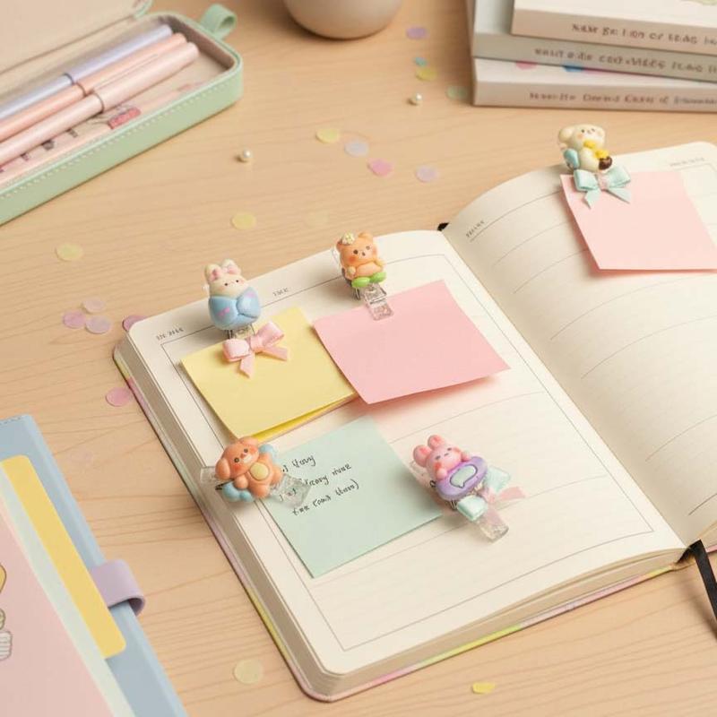 گیره کاغذ کلیپسی طرح حیوانات کیوت