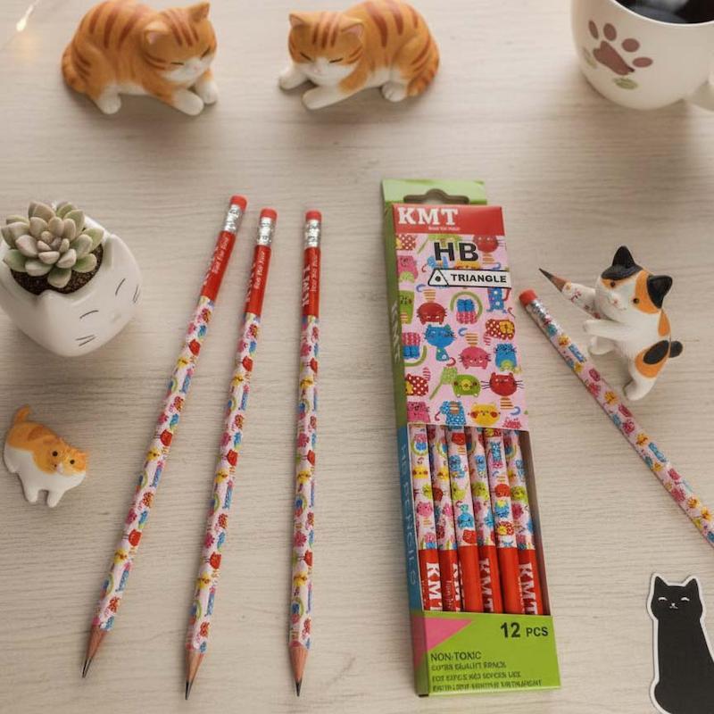 مداد سیاه گربه ای صورتی - تکی
