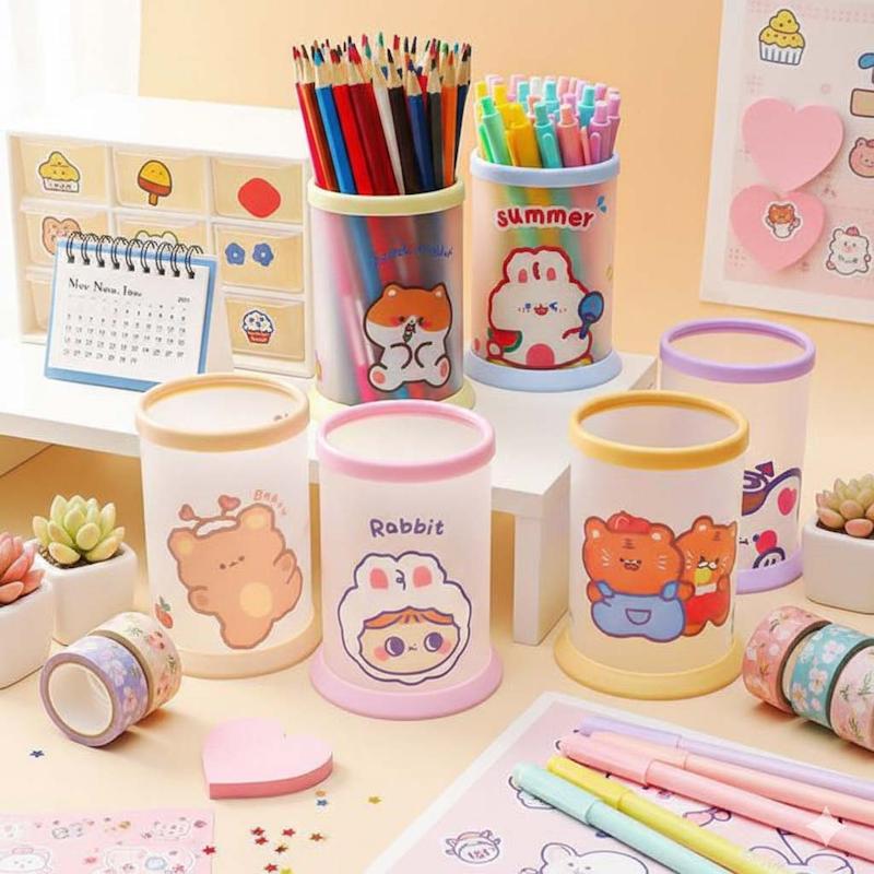 جاقلمی جمع شونده رومیزی طرح کیوت