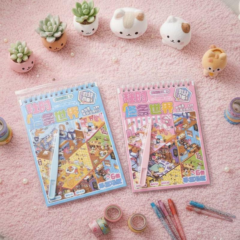 دفترچه استیکر سه بعدی 