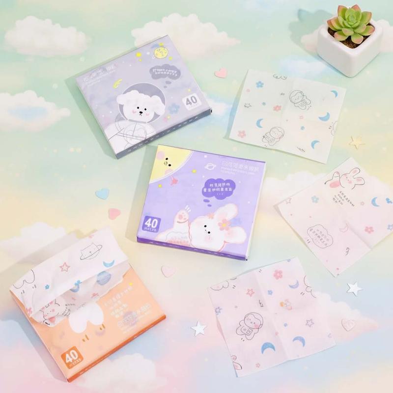 دستمال جیبی کیوت (رومیزی و جیبی)