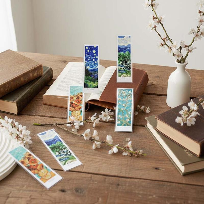 پک بوکمارک طرح نقاشی های ونگوگ