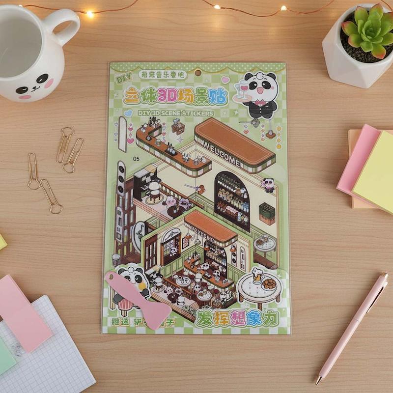 استیکر سه بعدی بزرگ طرح بار