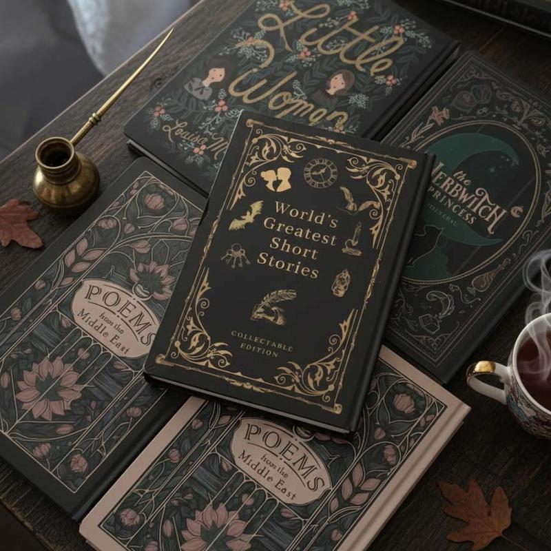 دفتر جلد کتابی - بهترین داستان‌های کوتاه جهان