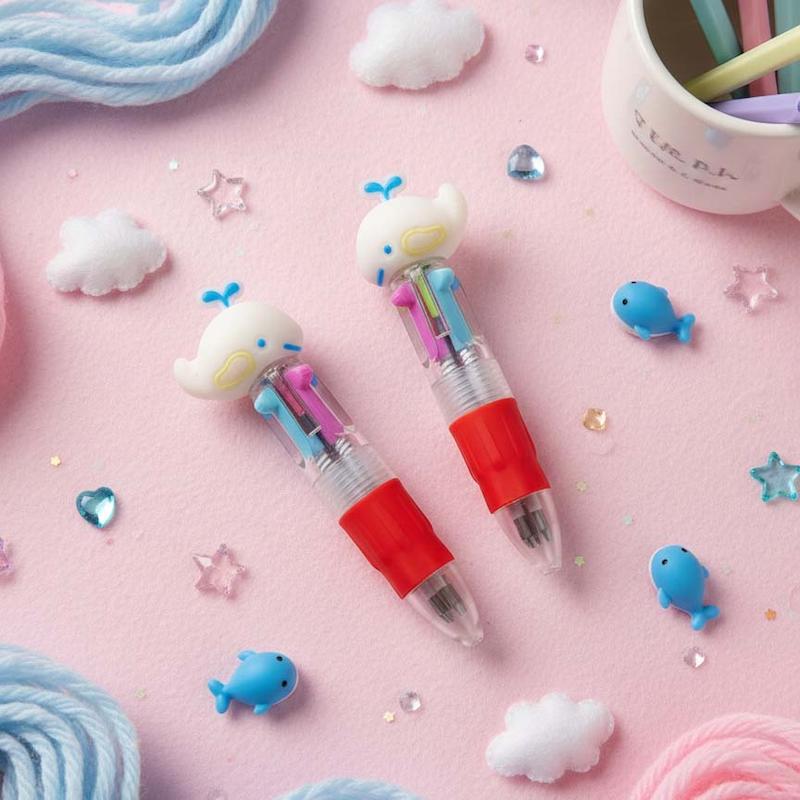 خودکار چهار رنگ مینی وال آبی - تکی