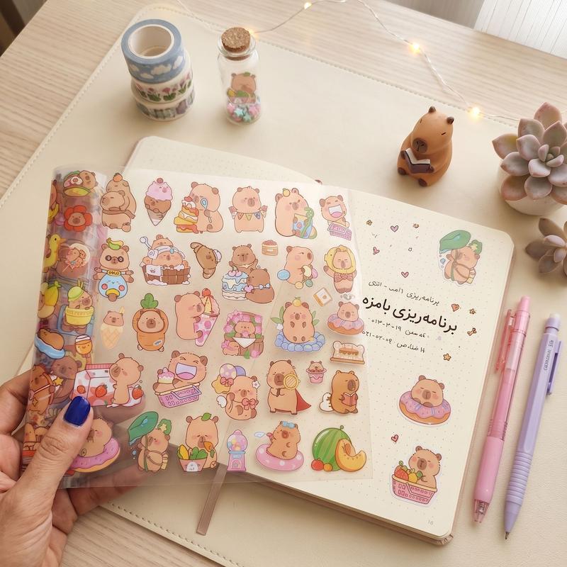 استیکر رولی کاپی بارا Capybara