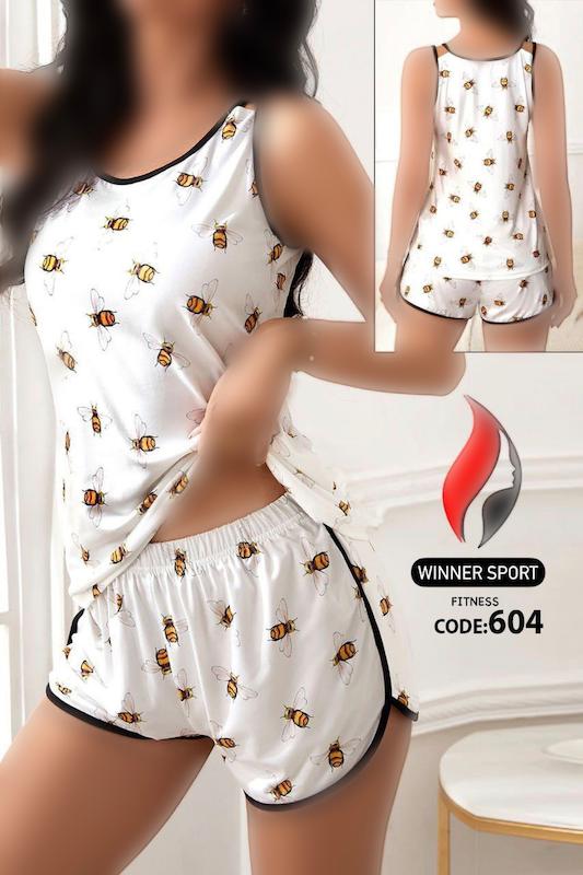 ست تاپ و شلوارک خونگی و خنک زنانه