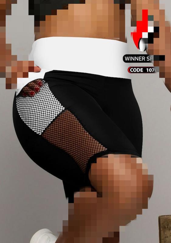 شورتک کمرگنی سایز بزرگ زنانه در سه رنگ مختلف