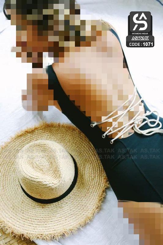 بادی پشت بندی مشکی زنانه فری سایز