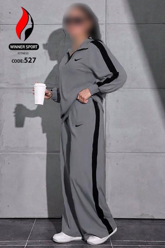 ست شلوار بگ و تیشرت قواره دار سایز بزرگ زنانه