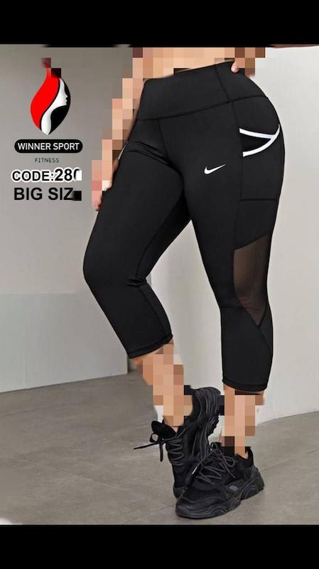 لگ برمودا جیب موبایلی و توری سایز بزرگ زنانه رنگ مشکی 