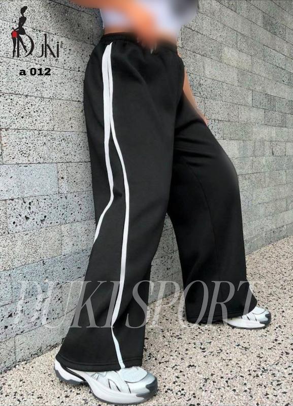 شلوار بگ زنانه جیبدار مشکی فری سایز