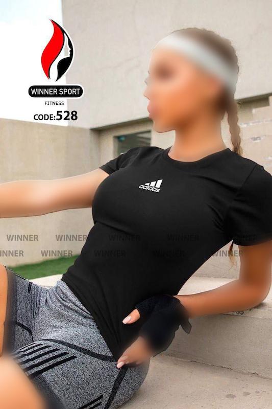تیشرت تک آدیداس فری سایز در ۴ رنگ زنانه کد 528