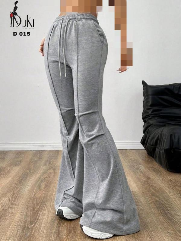 شلوار بوت کات زنانه فری سایز ملانژ کد D015