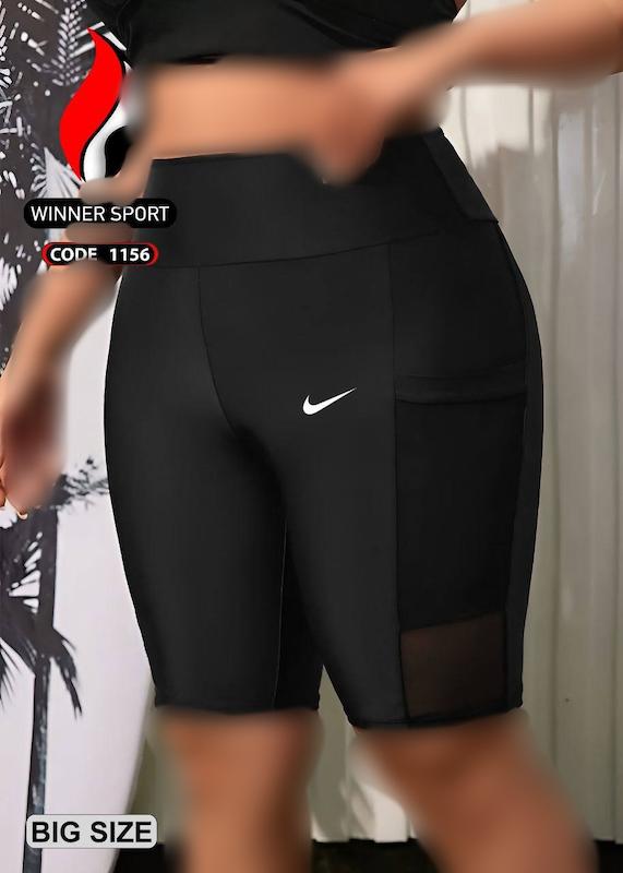 شورتک ورزشی سایز بزرگ زنانه کد 1156