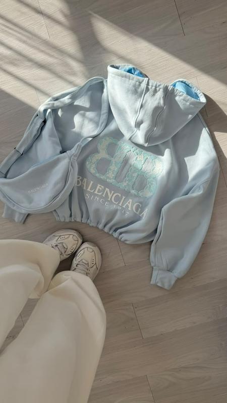 ست هودی بادی بگ balenciaga