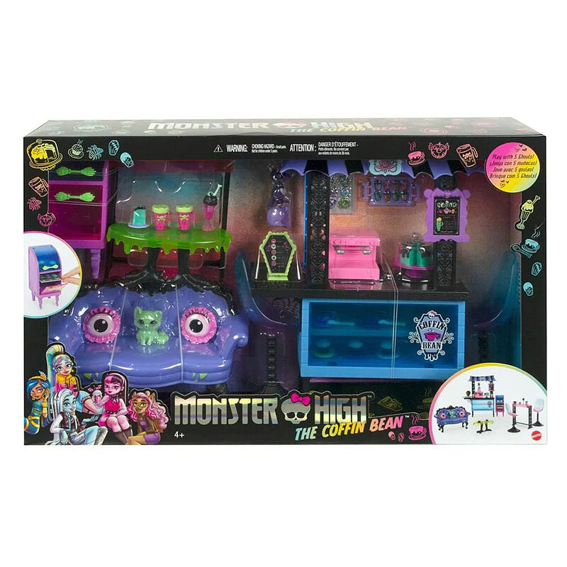  کافی شاپ و رستوران مانسترهای برند متل آمریکا Mattel Monster High coffee shop/resturant HHK65