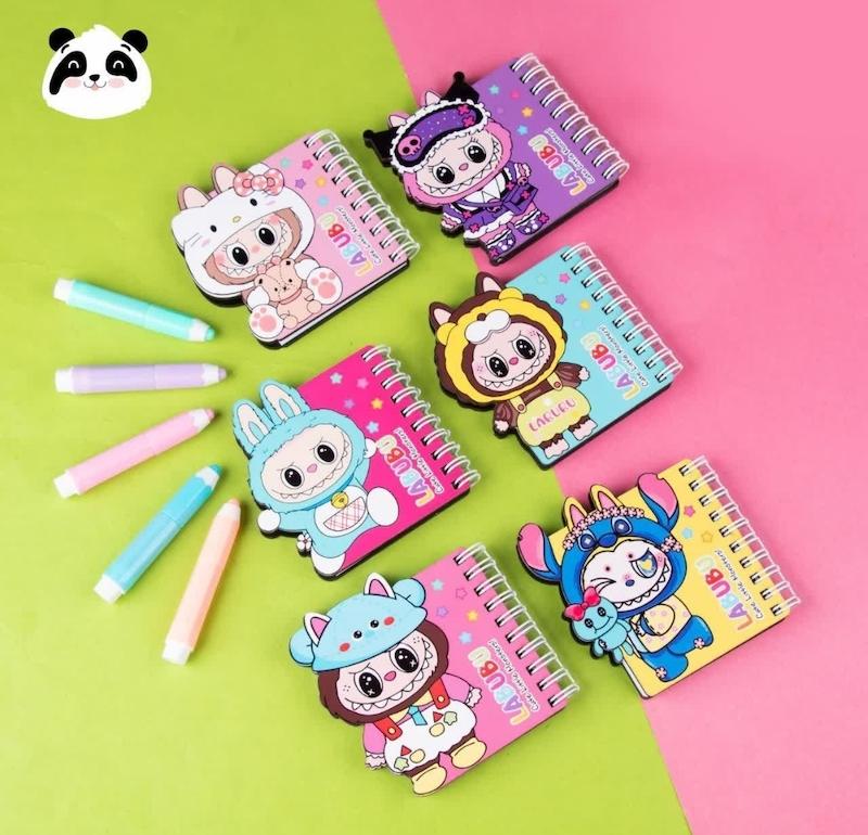 دفترچه چوبی اشکال طرح لبوبو