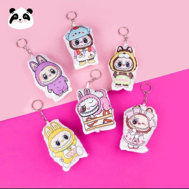 جاکلیدی مخمل دو رو چاپ طرح لبوبو