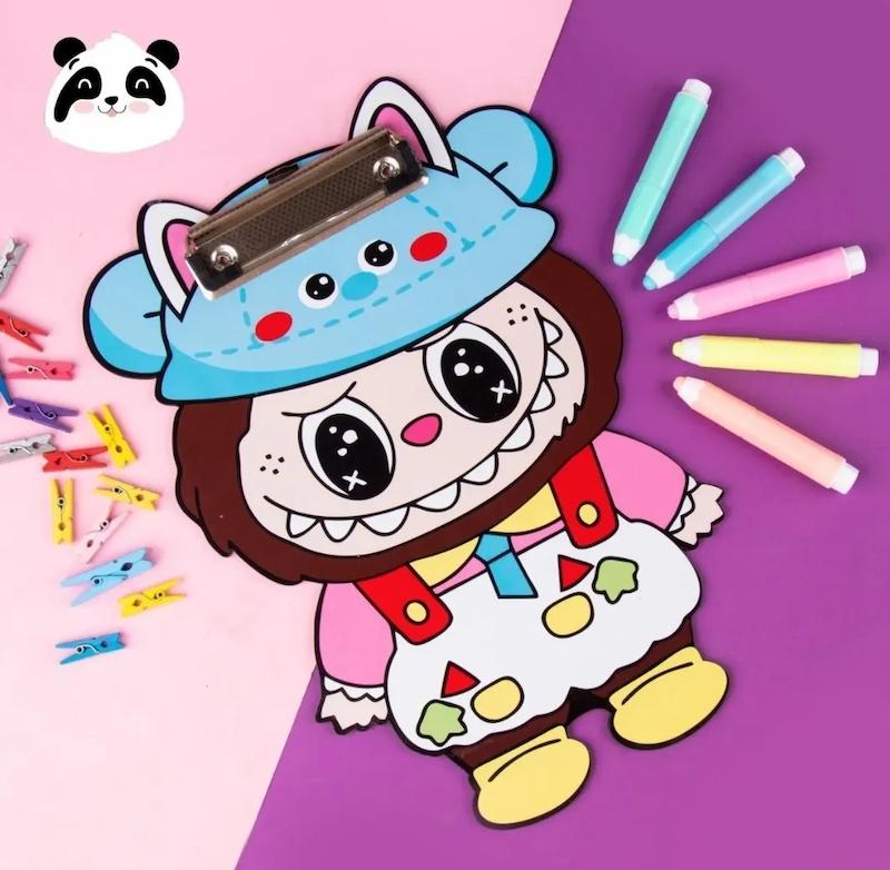 تخته شاسی چوبی a5 طرح لبوبو