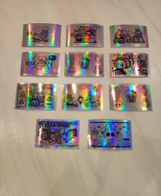 استیکر عابربانک هولوگرامی طرح لبوبو