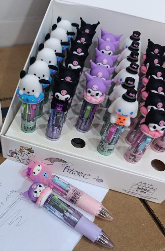 خودکار فشاری ۴ رنگ کرومی و دوستان