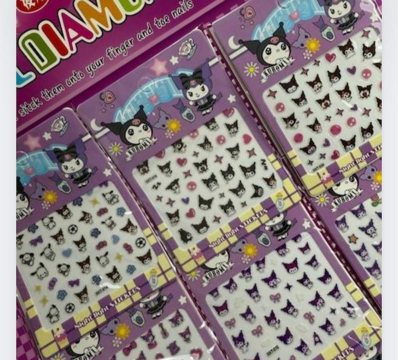 استیکر ناخن طرح کرومی