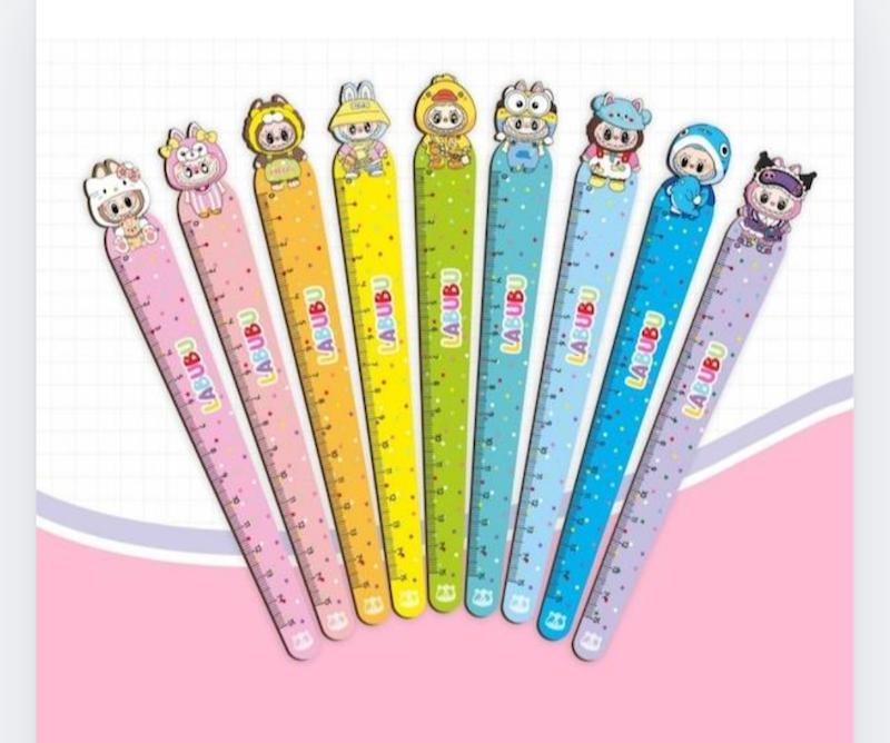 خط کش چوبی باریک طرح لبوبو