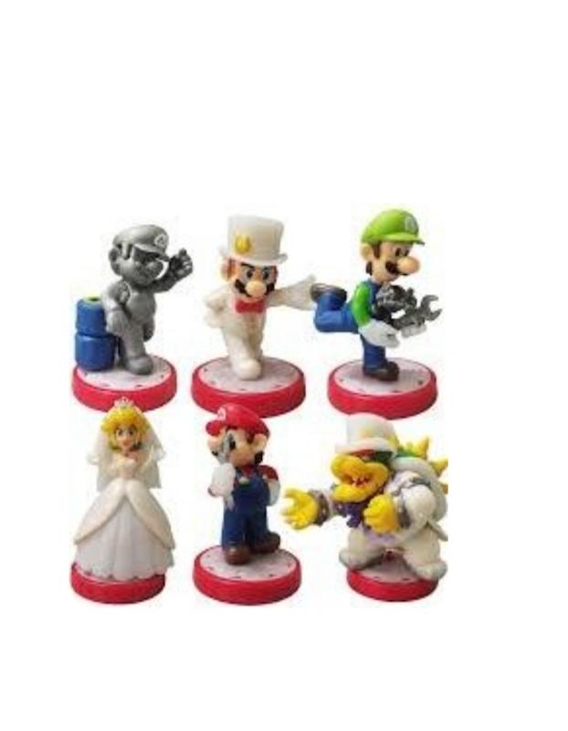 فیگور مدل mario مجموعه شش عددی