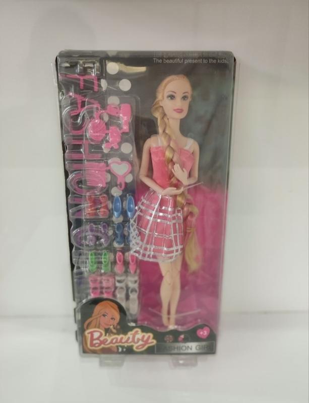 باربی مفصلی بلوند با اکسسوری های کاربردی 