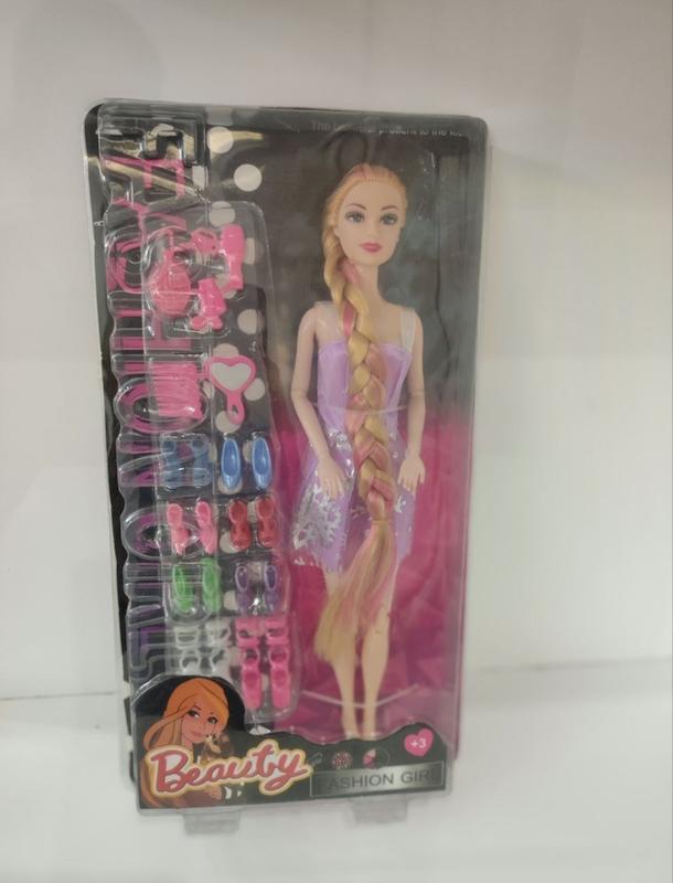 باربی مفصلی بلوند با اکسسوری های کاربردی 