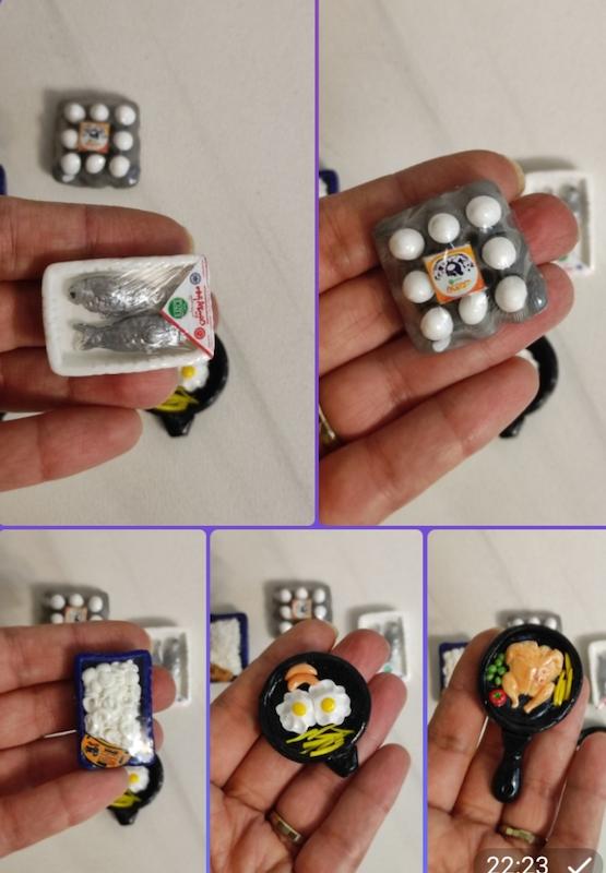 غذای مینیاتوری باربی 