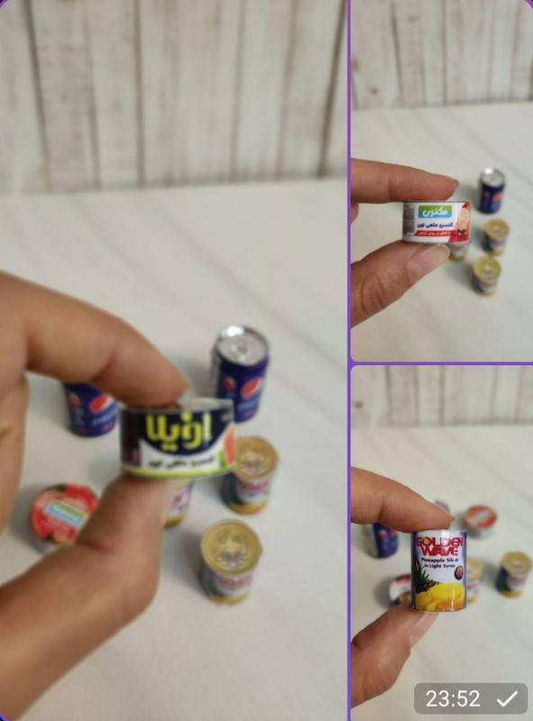 کنسرو خوراکی مینیاتوری باربی