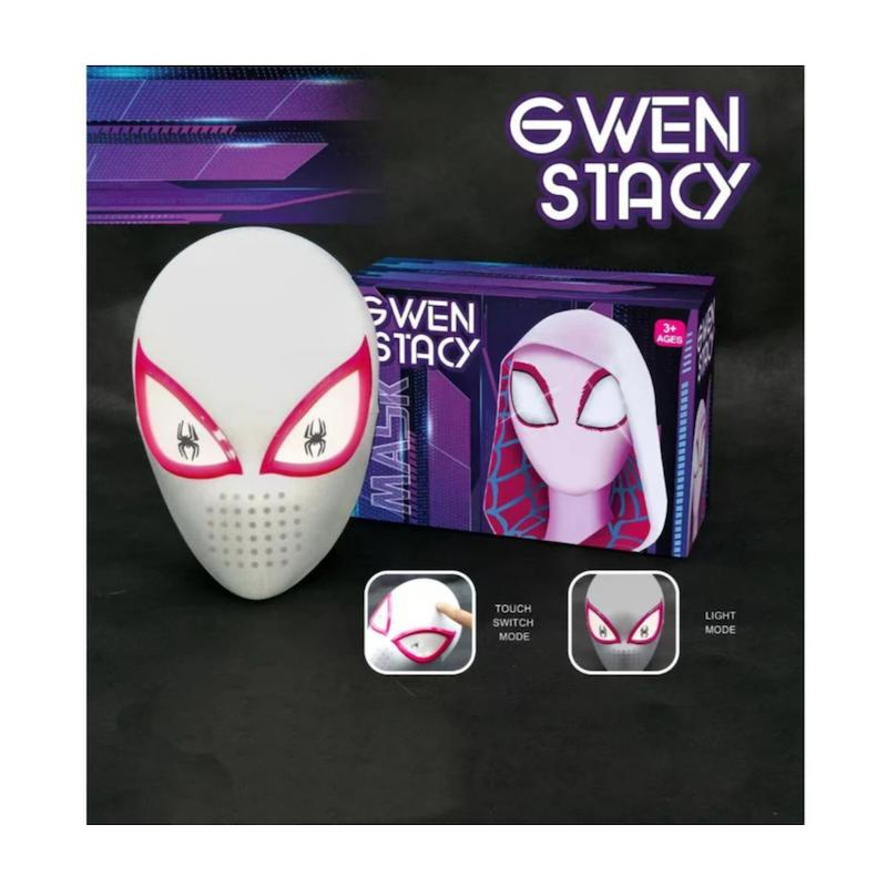 ماسک زن عنکبوتی Gwen Stacy مدل گوئن استیسی چراغدار کد 12-622