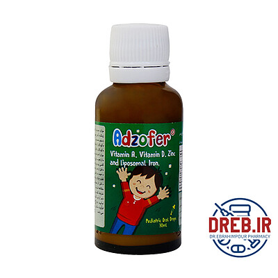 قطره خوراکی آدزوفر بنیان سلامت کسری ۳۰ میلی لیتر - BSK Adzofer Pediatric Oral Drops ۳۰ ml