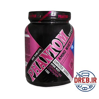 قرص آمینو وی اکسپلود فانتوم نوتریشن ۳۰۰ عدد - Phantom Nutrition Amino Whey ۳۰۰ Tablets