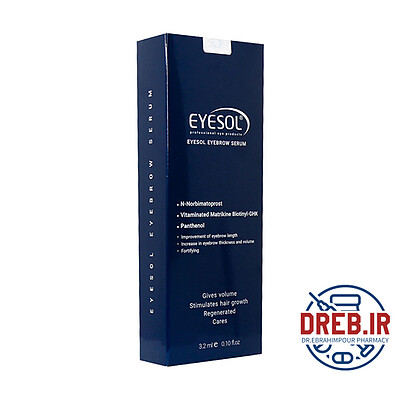 سرم تقویت ابرو آیسول ۳.۲ میلی لیتر Eyesol Eyebrow Serum ۳.۲ ml