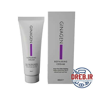 کرم ترمیم کننده بدن ژیناژن 40 میلی لیتر - GINAGEN Reparing cream scar-free skin healing 